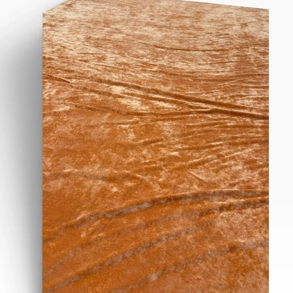 Opalhouse King Duvet Crushed Velvet Orange Leopard Reversible F16770139 FINAL!